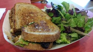 Chipotle Tempeh Sandwich at Plum Pantry in Seattle