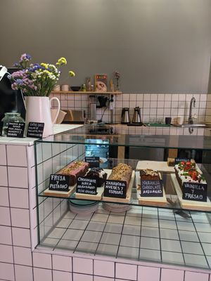 inside at Dale Café  in Madrid