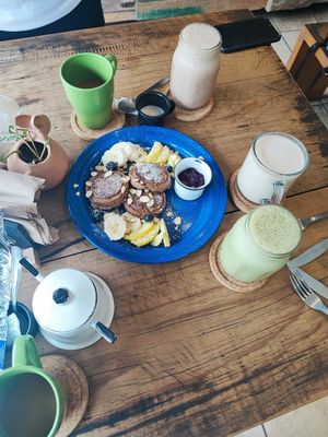 Panqueques de banana at Mesa Verde  in Aguascalientes