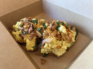 Just Egg + Pesto w/ coconut bac’n   at Coffee and Plants  in Los Angeles