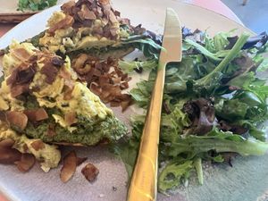 Just egg toast   at Coffee and Plants  in Los Angeles