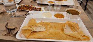 Masala dosa at Honest Indian Restaurant in Wilmington