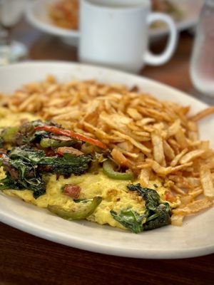 Veggie Omelette with JUST Egg  at Toast in Brea