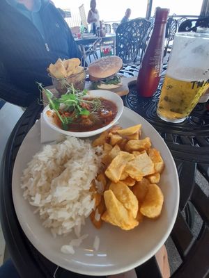 Curry was quite good at Gwesty Tŷ Newydd in Aberaeron