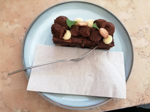 Brownie at GoldAmmer Café in Herrenberg