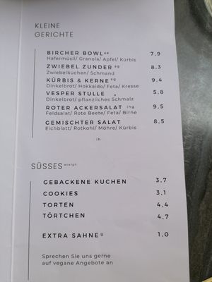 Neue Herbst Speisekarte at GoldAmmer Café in Herrenberg