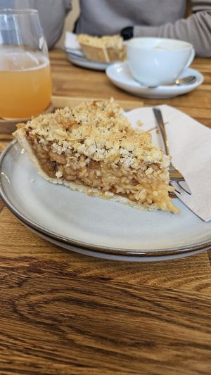 Apple cake  at GoldAmmer Café in Herrenberg