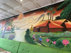 Cute mural   at Vina Pho in Durham
