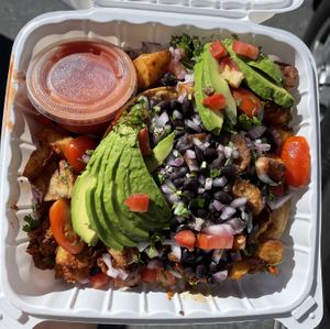 Vegan Tostada  at Denica's Real Food Kitchen in Livermore