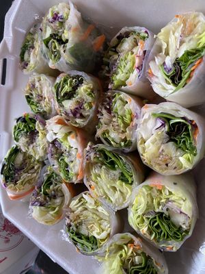 Fresh rolls  at Chang Thai Durango in Durango