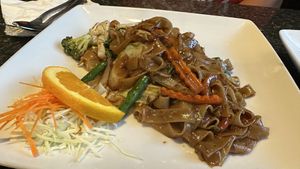 Drunken noodles  at Chang Thai Durango in Durango