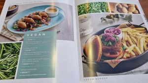 Vegan menu at Big Chefs at BigChefs Samsun Atakum in Samsun