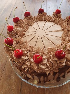 Schoko Torte at Savory in Frankfurt