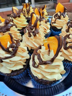 Schoko Orange Cupcakes at Savory in Frankfurt