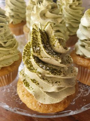 Matcha Cupcakes at Savory in Frankfurt