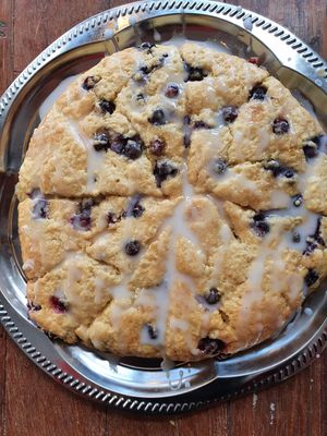 Blueberry Scones at Savory in Frankfurt
