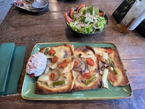 Flammkuchen   at Savory in Frankfurt