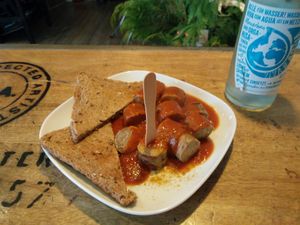 currywurst at Savory in Frankfurt