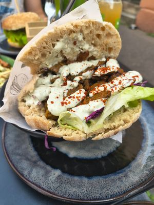 Döner burger at Savory in Frankfurt