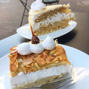 Bienenstich & Marzipantorte at Savory in Frankfurt