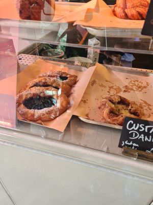 Display at 123V Bakery in London