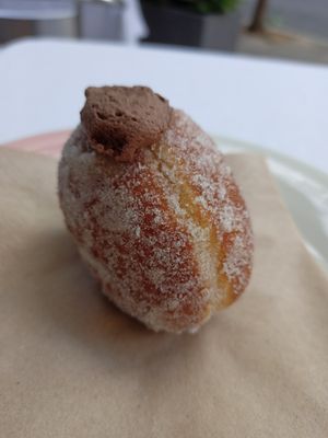 Choco donut at 123V Bakery in London