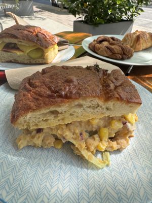 Sandwiches  at 123V Bakery in London