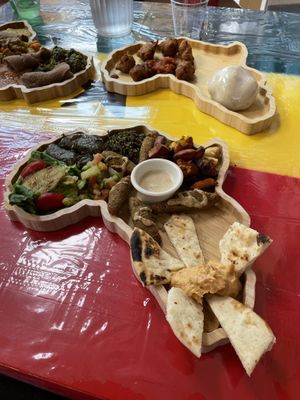 Vegan pyramid platter   at Yagg Sii Tenn Authentic African Cuisine in Apex