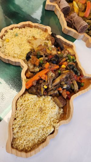 Vegan Yassa at Yagg Sii Tenn Authentic African Cuisine in Apex