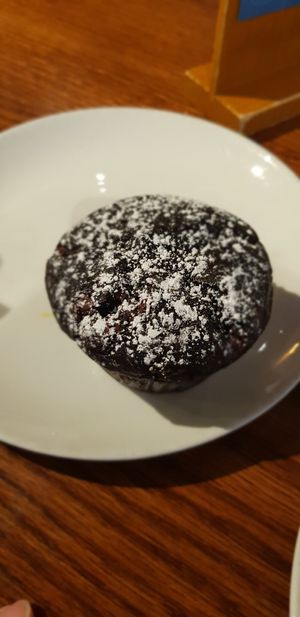 Vegan chocolate muffin at Flour Bakery and Cafe - Fort Point in Boston