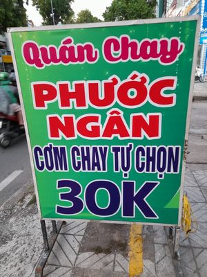 Sign outside at Phưoc Ngan in Ho Chi Minh City
