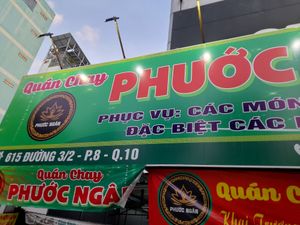 Sign outside at Phưoc Ngan in Ho Chi Minh City