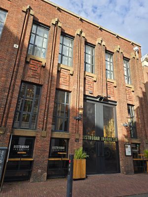 Entrance at Bistrobar Indonesia - temporarily closed in Haarlem