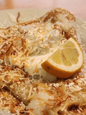 Lemon Coconut Swirl at Ironworks Cafe & Creperie in Nanaimo