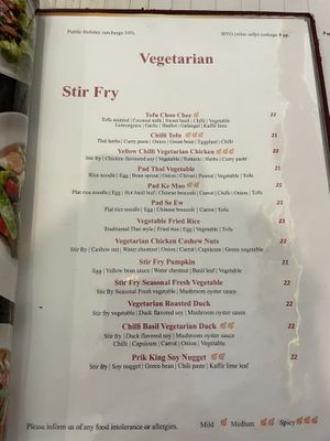   at Thai Pothong in Newtown