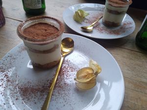 Vegan tiramisu at NOAH in Mainz