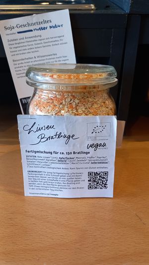 linsen-bratlinge at Frau Lose in Dortmund
