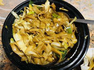 Vegetable chow fun  at Crazy Pepper in San Francisco