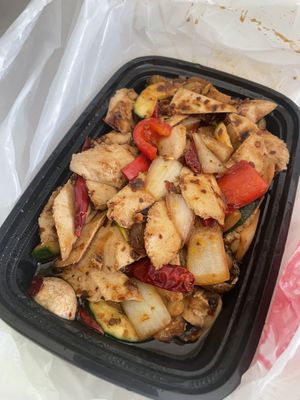 Kung Pao chicken   at Crazy Pepper in San Francisco