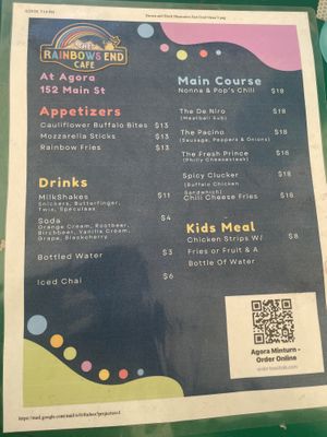   at The Rainbow's End Cafe in Minturn