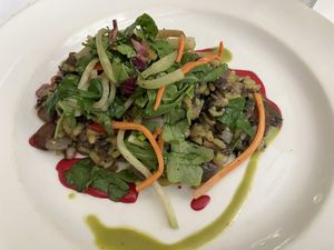 Vegan entree  at Commander's Palace in New Orleans