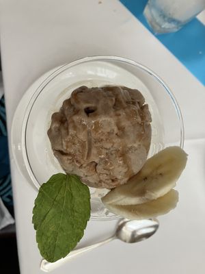 Vegan Banana Sorbet  at Commander's Palace in New Orleans