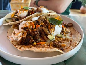 Shroomy Shawarma  at Hi Flora! in Minneapolis