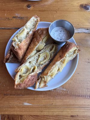 Mac n cheese eggrolls  at Hi Flora! in Minneapolis