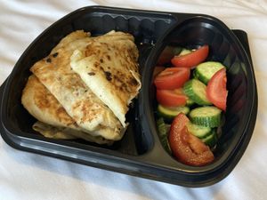 Filled with eggplant, mushroom and potato   at Arka Bahçe Veganarya in Istanbul