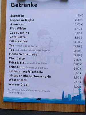 Getränke at Elbkind in Hamburg