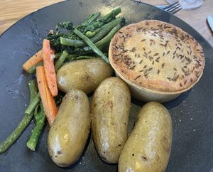 Vegan pie 🥧   at The Mulberry Restaurant in Hunstanton