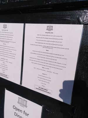 Spring menu 2023 at The Old Courthouse in Caernarfon