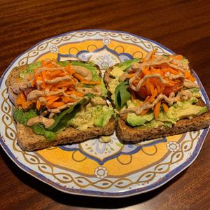 avo toast  at Superfoods Cafe & Market in Mt Airy