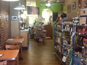 The cafe side. at Superfoods Cafe & Market in Mt Airy